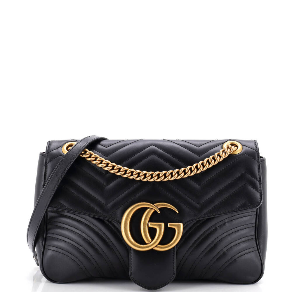 Gucci Medium GG Marmont Flap Bag